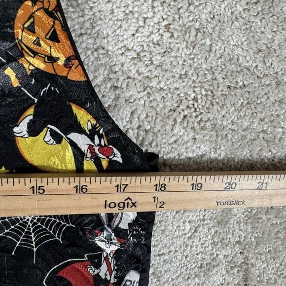 Looney Tunes Vintage Twick Or Tweet Character Vest Halloween One Size Black - Picture 10 of 11